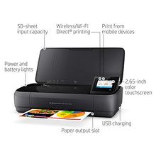 Load image into Gallery viewer, HP OfficeJet 250 All-in-One Portable Printer with Wireless & Mobile Printing, Works with Alexa (CZ992A), Black, Normal