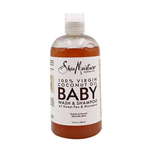 Load image into Gallery viewer, SheaMoisture Wash and Shampoo for Baby 100% Virgin Coconut Oil with Coconut Oil 13 oz