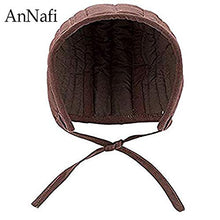 Load image into Gallery viewer, AnNafi Padded Arming Cotton Cap|Protector Under Armor Chainmail Coif Cap for Men Brown