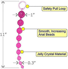 Load image into Gallery viewer, Advanced Pleasure Anales Balls Beads Massager Toy for Adults Pleasure Silicone Plug Beads Anales Massager for Women Men