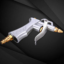 Load image into Gallery viewer, Industrial Air Blow Gun with Brass Adjustable Air Flow Nozzle and 2 Steel Air flow Extension, Pneumatic Air Compressor Accessory Tool Dust Cleaning Air Blower Gun