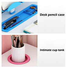 Load image into Gallery viewer, Children's Desk and Chair Combination Set Height Adjustable, Kids Writing Student Desk with Book & Tablet Holder(Pink)