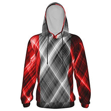 Load image into Gallery viewer, Peru Flag3 Print Hoodies Kids 3D Print Sweatshirts Long Sleeve Pullover Hoodies with Pocket for Teen Boys and Girls Black