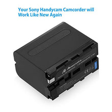 Load image into Gallery viewer, Powerextra 2 Pack Replacement Sony NP-F970 Battery Compatible with Sony DCR-VX2100, DSR-PD150, DSR-PD170, FDR-AX1, HDR-AX2000, HDR-FX1, HDR-FX7, HDR-FX1000, HVL-LBPB, HVR-HD1000U, HVR-V1U, HVR-Z1P