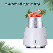 Load image into Gallery viewer, Smart Device Fast Refrigeration Cup, Mini Desktop Fast Cooling Mug Portable Electronic Cooler Cup Ice Maker For Freezing Drinks Water Exquisite Gift (White)