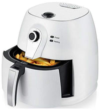 Load image into Gallery viewer, Ovente Electric Air Fryer 1400 Watt Power with Non-Stick Fry Basket & Grill Pan, 3.2 Quart Air Oven and Cooker with Temperature Control and 30 Minute Timer for Frying Baking Grilling, White FAM21302W