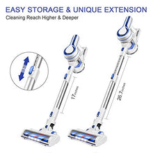 Load image into Gallery viewer, APOSEN Cordless Vacuum Cleaner, Upgraded Powerful Suction 4 in 1 Stick Vacuum Cleaner 35min-Running Detachable Battery, 1.2L Large-Capacity Dust Cup Vacuum Ideal for Hard Floor Carpet Pet Hair-H120