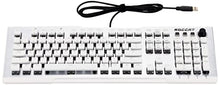 Load image into Gallery viewer, ROCCAT Vulcan 122 Mechanical PC Tactile Gaming Keyboard, Titan Switch, AIMO RGB Backlit Lighting Per Key, Detachable Palm/Wrist Rest, Anodized Aluminum Top Plate, Full Size, White/Silver