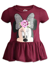 Load image into Gallery viewer, Disney Minnie Mouse Toddler Girls Ruffle Tunic Shirt & Legging Set (Red, 2T)