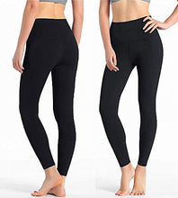 Load image into Gallery viewer, FULLSOFT 3 Pack Super Soft Black Leggings for Women-High Waist Yoga Workout Running Pants