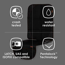 Load image into Gallery viewer, Diono Ultra Mat Pack Full Size Car Seat Protectors For Under Car Seat, Crash Tested With Premium Ultra Thick Padding For Durable, Water Resistant Protection, Includes 3 Mesh Storage Pockets
