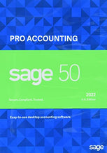 Load image into Gallery viewer, Sage Software Sage 50 Pro Accounting 2022 U.S. Small Business Accounting Software 2022