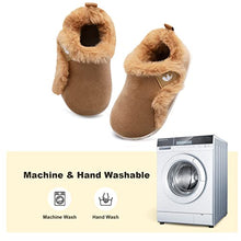 Load image into Gallery viewer, Newborn Baby Booties Non-Slip Sole for Boys Girls Infant Winter Shoes Warm Fleece Cozy Socks Shoes