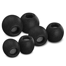 Load image into Gallery viewer, Comply Comfort Plus Tsx-500 Memory Foam Earphone Tips, Noise Reducing Replacement Earbud Tips, Secure Fit (S/M/L, 3 Pairs), 29-50200-11, Black