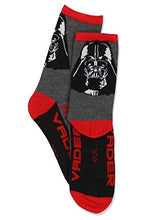 Load image into Gallery viewer, Star Wars Toddler Boys 3 pack Socks (Shoe: 7-10 (Sock: 4-6), Grey/Multi Crew)