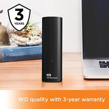 Load image into Gallery viewer, WD 6TB Elements Desktop Hard Drive HDD, USB 3.0, Compatible with PC, Mac, PS4 & Xbox - WDBWLG0060HBK-NESN