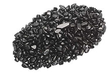 Load image into Gallery viewer, ZenQ 1 lb Black Obsidian Tumbled Stone Chips Crushed Natural Crystal Quartz Pieces