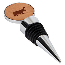Load image into Gallery viewer, Hippo Wooden Wine Bottle Stopper, Reusable Wine Cork