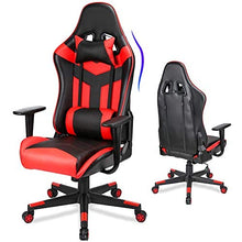 Load image into Gallery viewer, Acethrone Gaming Chair Racing Office Computer Ergonomic Video Game Chair Backrest and Seat Height Adjustable Swivel Recliner with Headrest and Lumbar Pillow Esports Chair,Red