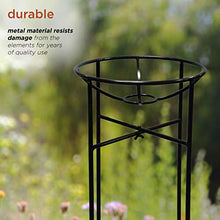 Load image into Gallery viewer, Alpine Corporation 24" Tall Indoor/Outdoor Metal Gazing Globe Display Stand