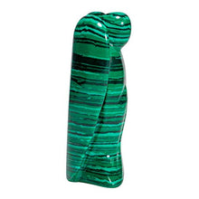 Load image into Gallery viewer, Carved malachite Peace Angel Pocket Guardian Angel Healing Statue stone bead for Home Décor 2 inch