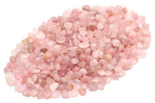 Load image into Gallery viewer, ZenQ 1 lb Madagascar Rose Quartz Tumbled Stone Chips Crushed Natural Crystal Quartz Pieces