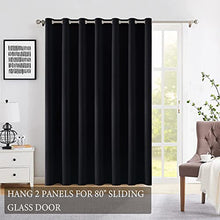 Load image into Gallery viewer, Divider Cover for Front Door Screen,Privacy Thermal Insulation Soundproofing Black Out Curtains for Bedroom Doorway Tapestry Closet Bathroom Patio Sliding Glass Doors,80 Inches Long