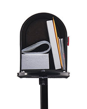 Load image into Gallery viewer, Gibraltar Mailboxes Decorative Medium Capacity Galvanized Steel Black, Mailbox & Post Combo, T11KIT0B