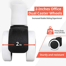 Load image into Gallery viewer, NEO CHAIR Office Chair Ergonomic Desk Chair Mesh Computer Chair Lumbar Support Modern Executive Adjustable Rolling Swivel Chair Comfortable Mid Black Task Home Office Chair, Grey