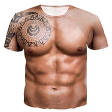 Load image into Gallery viewer, Unisex Holiday Shirt Rude Stag Party Fancy Dress 3D Offensive Boobs Printed Tee Brown