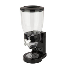 Load image into Gallery viewer, Honey-Can-Do Dry Food Dispenser, Single Control, Black/Chrome