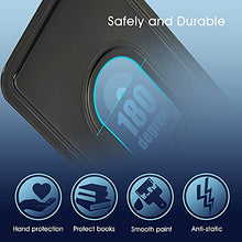 Load image into Gallery viewer, HappyHapi Bookend Supports, Heavy Duty Metal Black Bookend Support, 6 x 5 x 6 Inch, Set of 7 Pairs