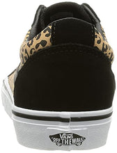 Load image into Gallery viewer, Vans Women's Low-Top Trainers Sneaker, Cheetah Black White, 7