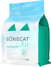 Load image into Gallery viewer, Boxiecat Air Lightweight Gently Scented Premium Clumping Cat Litter - Plant-Based Formula - Ultra Clean Litter Box, Longer Lasting Odor Control, Hard Clumping Litter, 99.9% Dust Free