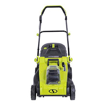 Load image into Gallery viewer, Sun Joe 24V-X2-17LM 48-Volt 17-Inch Mulching Walk-Behind Lawn Mower w/11-Gallon Grass Catcher & 6-Position Height Adjustment, Included, Cordless, Kit (w/ 2X 4.0-Ah Battery and Charger)