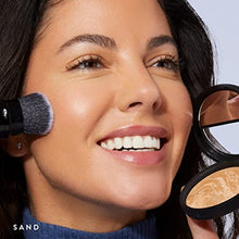 Load image into Gallery viewer, LAURA GELLER NEW YORK Retractable Black Kabuki Brush for Liquid, Cream and Powder Face Makeup With Aluminum Handle