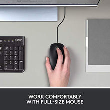 Load image into Gallery viewer, Logitech B100 Corded Mouse – Wired USB Mouse for Computers and laptops, for Right or Left Hand Use, Black