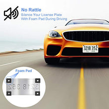 Load image into Gallery viewer, 8 Sets Premium Stainless Steel License Plate Screws Kit, Rust-Proof & Anti-Rattle License Plate Bolts(Black)