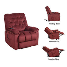 Load image into Gallery viewer, Lift Chairs for Elderly - Lift Chairs Recliners Lift Sofa Electric Recliner Chairs with Remote Control Soft Fabric Lounge