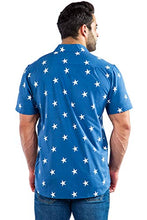 Load image into Gallery viewer, Men's Tropical American Flag Aloha Shirt: Small