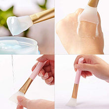 Load image into Gallery viewer, 6 Silicone Face Mask Brushes Facial Mud Applicator Clay Tools and 6 Spa Facial Headband Terry Cloth for Charcoal Mixed Mask Soft