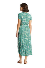 Load image into Gallery viewer, Billabong Women's WRAP Front MIDI Length Dress, Island Green, M