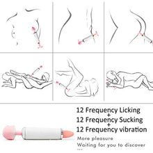 Load image into Gallery viewer, Perfect Size Realistic Tongue Licker with Multi Speed Líckíng&Vibrating Handheld Wireless Pussy Pleasure Massaging Tools for Female Underwear Therapy Device IPX7 Waterproof Tshirt