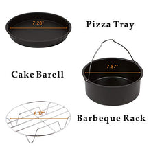 Load image into Gallery viewer, Simple Living Products XL Digital Air Fryer, 8 Custom Presets, 2 Hour Keep Warm and Memory Control Function, Airfryer Recipe Cookbook, Black High Gloss Finish with 5.8 Quart Capacity