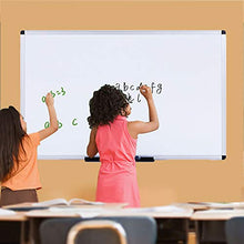 Load image into Gallery viewer, VIZ-PRO Dry Erase Board/Whiteboard, Non-Magnetic, 48 x 36 Inches, Wall Mounted Board for School Office and Home