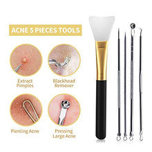 Load image into Gallery viewer, Blackhead Remover Mask, 24K Gold Peel Off Mask, Gold Facial Mask Anti-Aging, Deep Cleansing, Reduces Fine Lines& Wrinkles Great for All Skin, With Blackhead Remover Extractor Tools Kit & Mask Brush