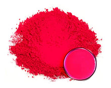 Load image into Gallery viewer, Eye Candy Mica Powder - Neon Pigment - Colorant for Epoxy - Resin - Woodworking - Soap Molds - Candle Making - Slime - Bath Bombs - Nail Polish - Cosmetic Grade - Non-Toxic (Flamingo Red, 25 Grams)