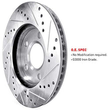 Load image into Gallery viewer, R1 Concepts eLINE Series Front Rear Drilled and Slotted Brake Rotors with Ceramic Brake Pads and Hardware Kit Compatible For 2005-2010 Scion tC