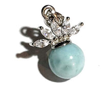 Load image into Gallery viewer, Larimar Pendant Gemstones with 925 Sterling Silver Classic Jewelry Women