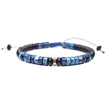 Load image into Gallery viewer, Imperial Jasper and Black Onyx Bracelet with Golden Hematite, Protection Bracelet, Power Bracelet, Anxiety Stress Relief, Anxiety Relief, Crystal Bracelet, Jasper Bracelet, Balancing Bracelet